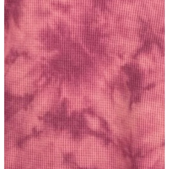 Maeve Waffle Knit Cowl Neck Thermal Tie Dye Long Sleeve Top size Small - Picture 8 of 9